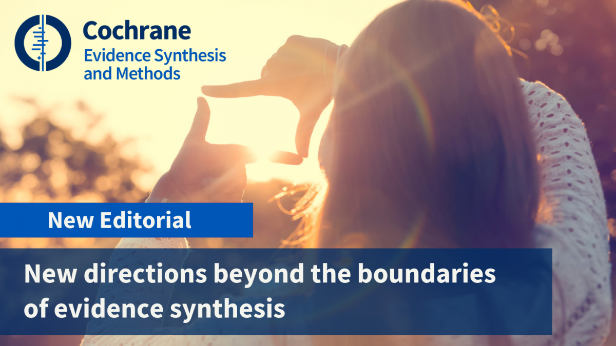 New directions beyond the boundaries of evidence synthesis