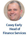 Casey Early, 금융 서비스 책임자