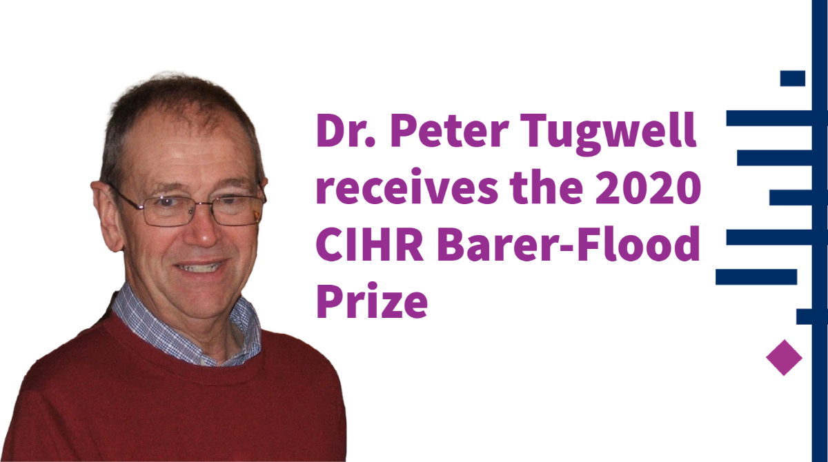 Dr. Peter Tugwell smiling 