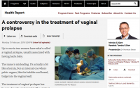 Cochrane Review on vaginal prolapse surgery spotlighted