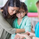 Which treatment is best for children with a fractured wrist?