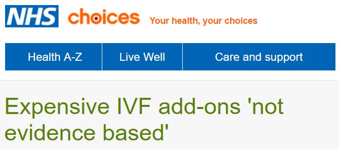 The NHS Choices article