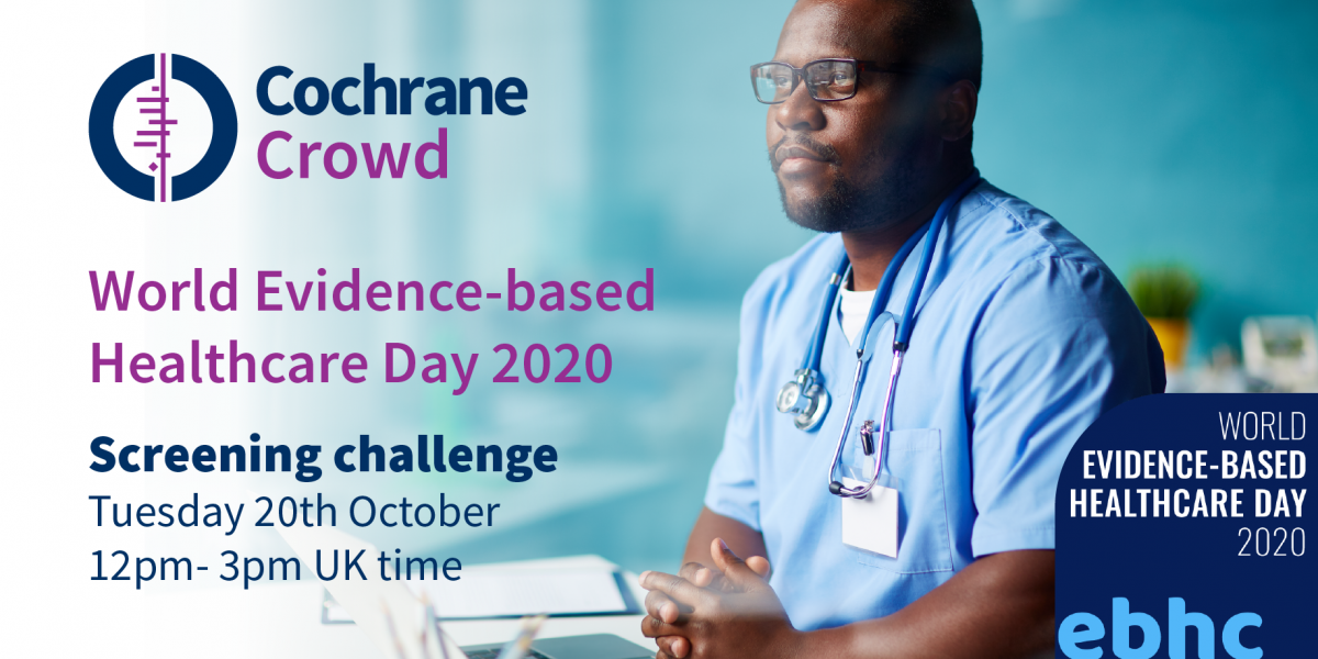 Cochrane Crowd Screening Challenge graphic