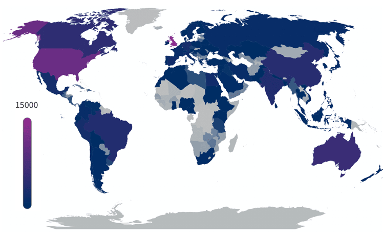 Mapa de miembros de Cochrane