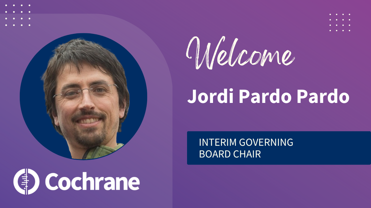Welcome, Jordi