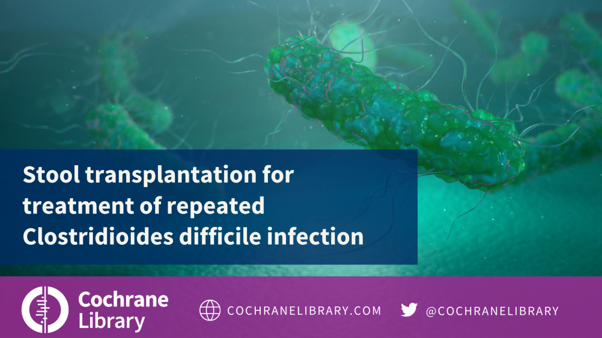 Stool transplantation for treatment of repeated Clostridioides difficile infection