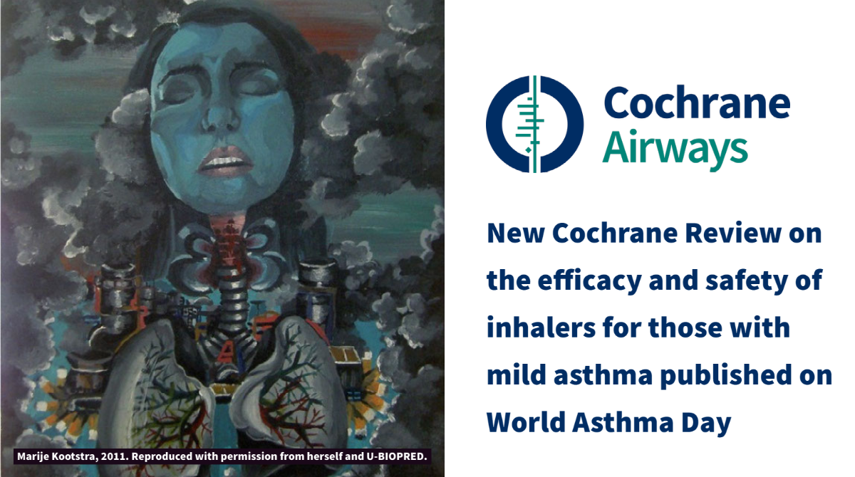 New Cochrane Review on efficacy and safety of inhalers for those mild asthma was published today, on World Asthma Day.