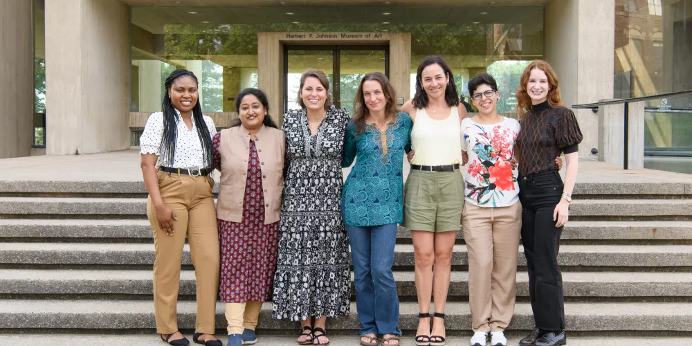 Julia and other women participating in the Cochrane Institute