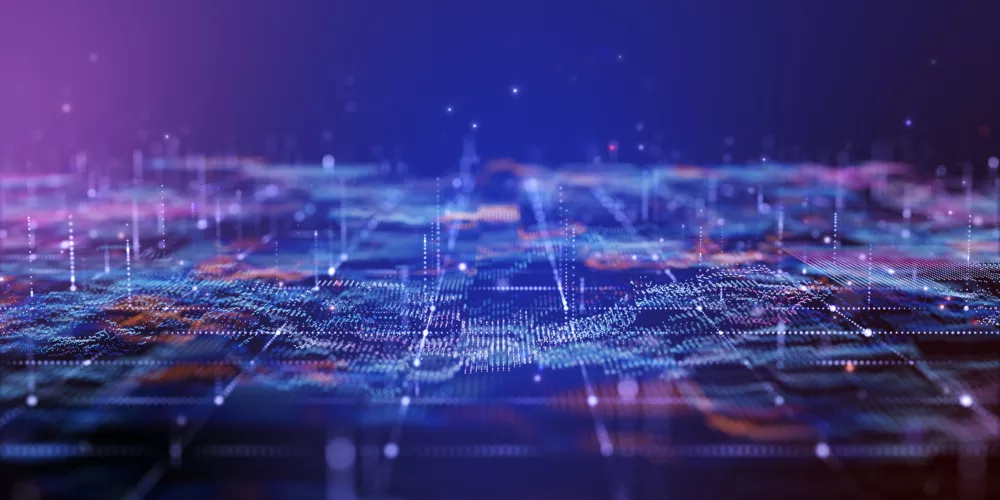 Abstract image of data