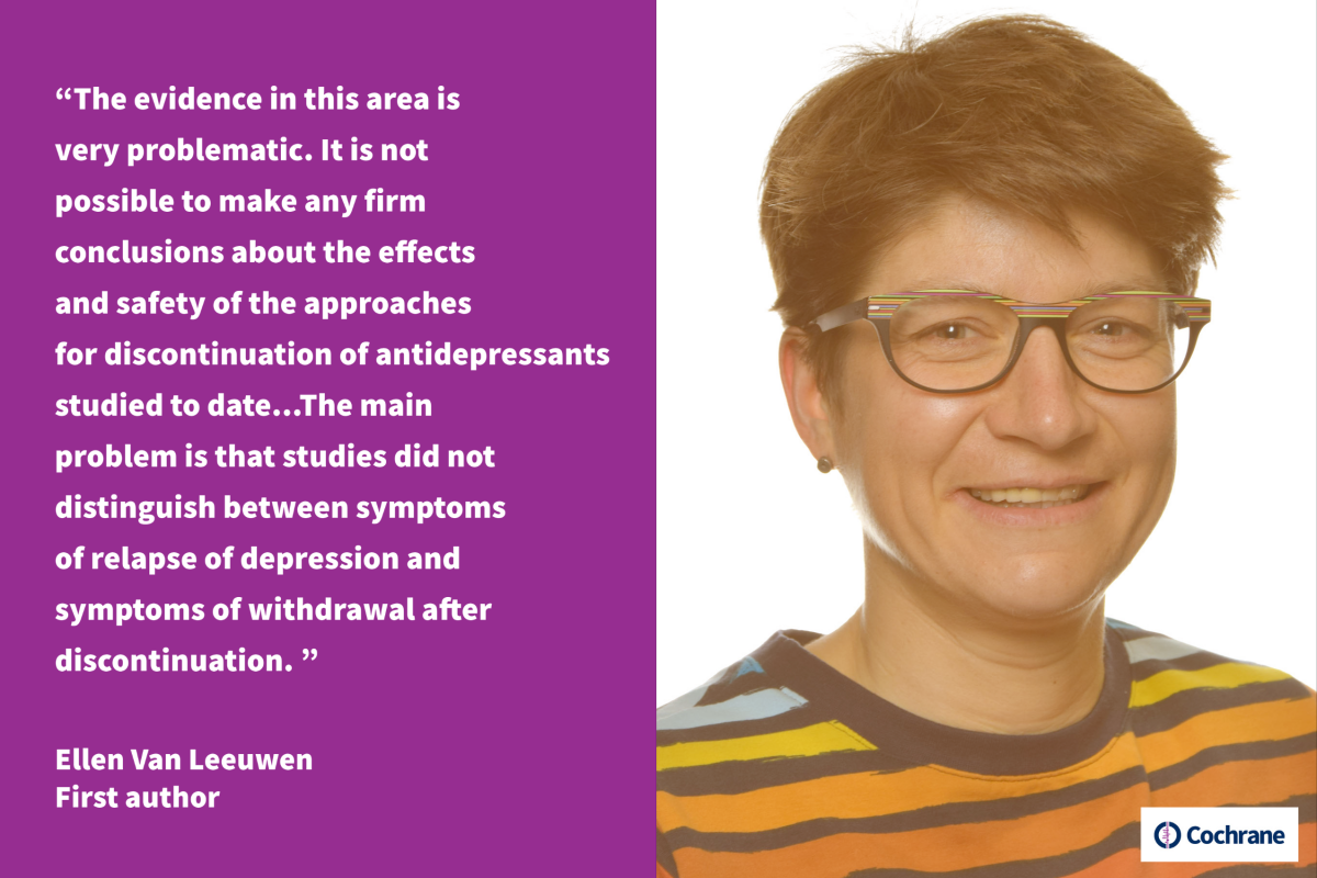 Infographic based on Cochrane Review evidence