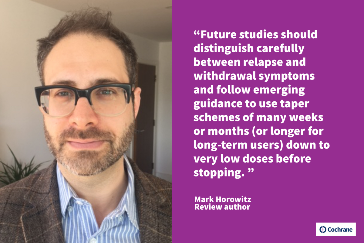 Infographic based on Cochrane Review evidence